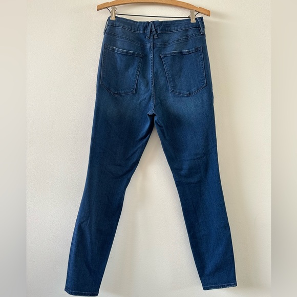 GOOD AMERICAN, Good Legs High Rise Skinny Jeans, Blue 778, Size 12/31 - Picture 2 of 9